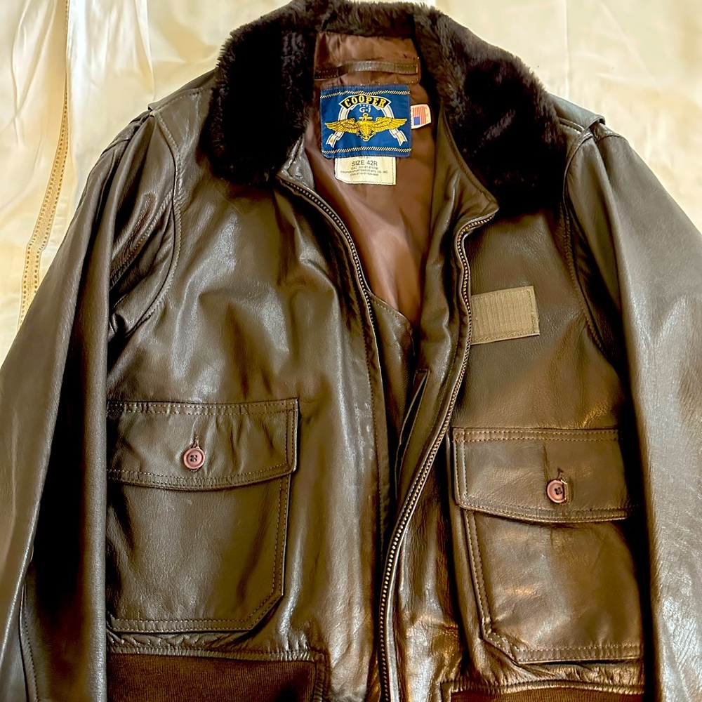 Authentic Leather Naval Aviator Flight Jacket